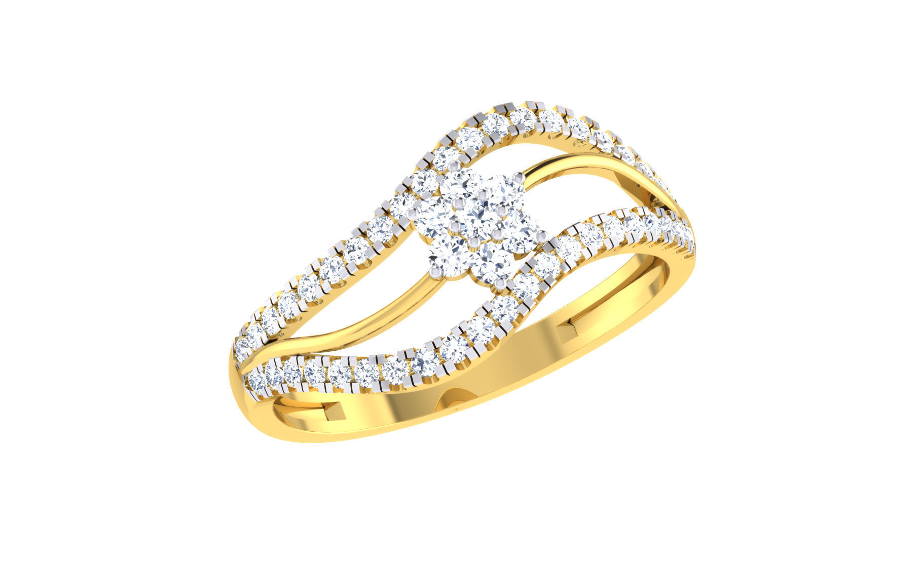 58 WOMEN RING 3DM STL RENDER DETAILS   3D print model_118