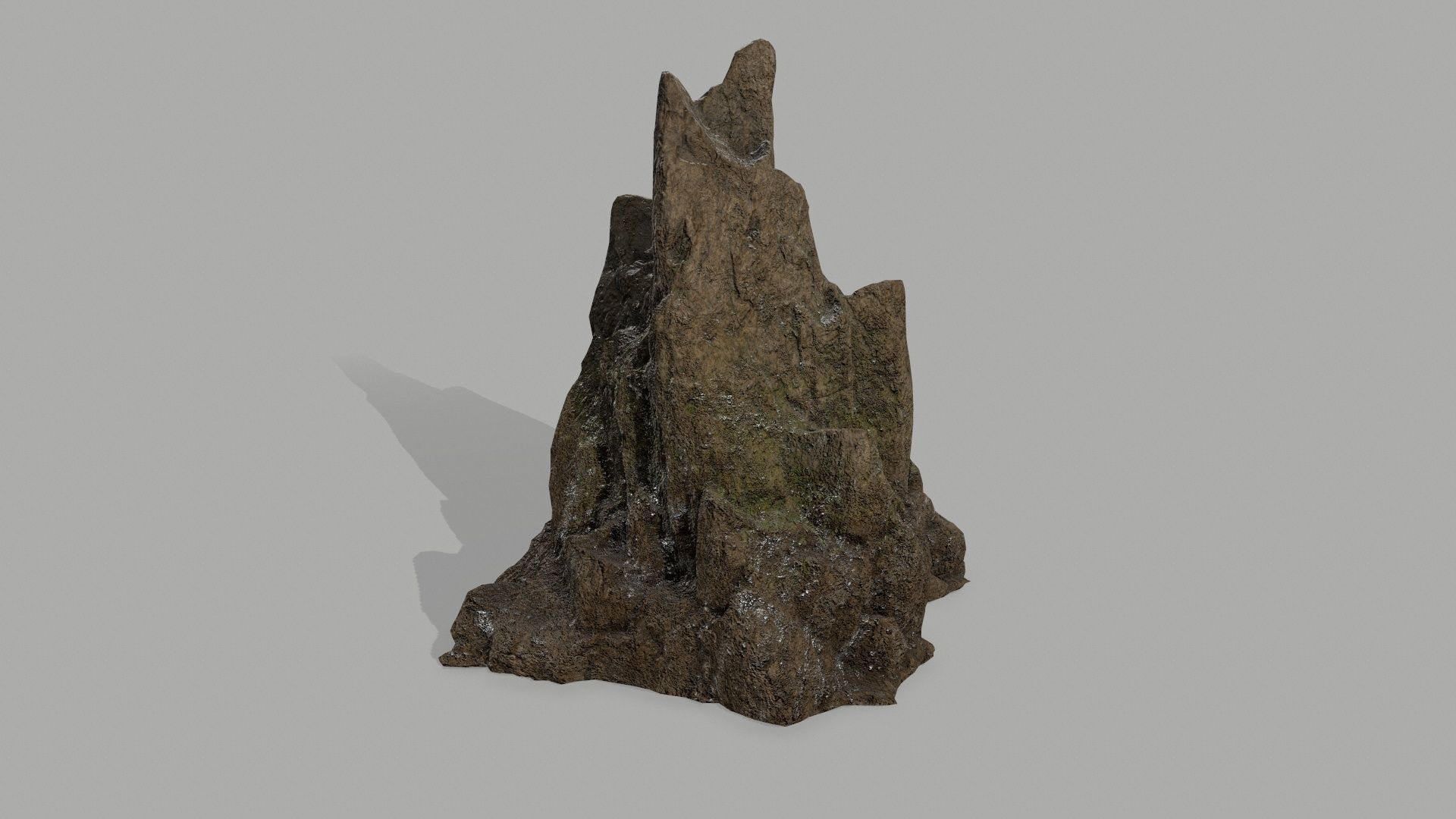 Rock set formation Low-poly 3D model_15
