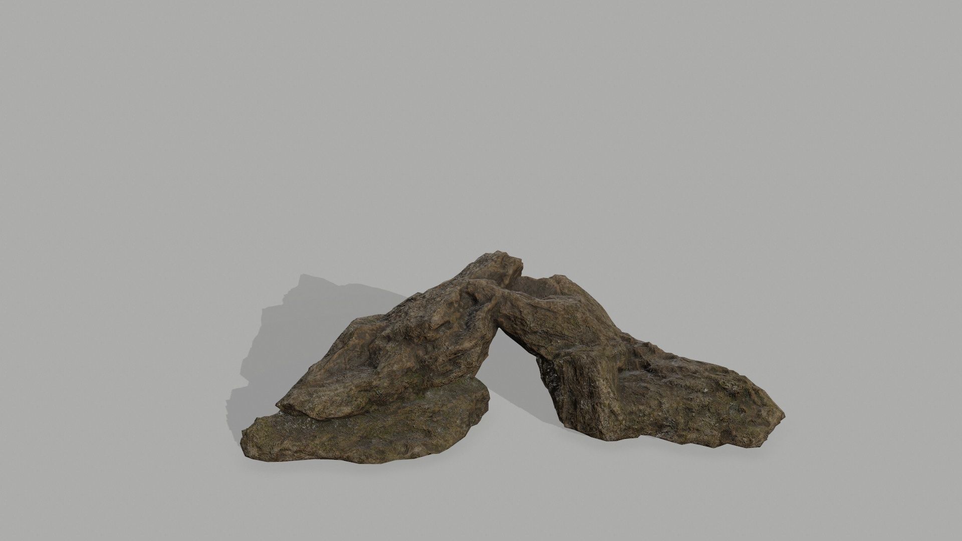 Rock set formation Low-poly 3D model_18