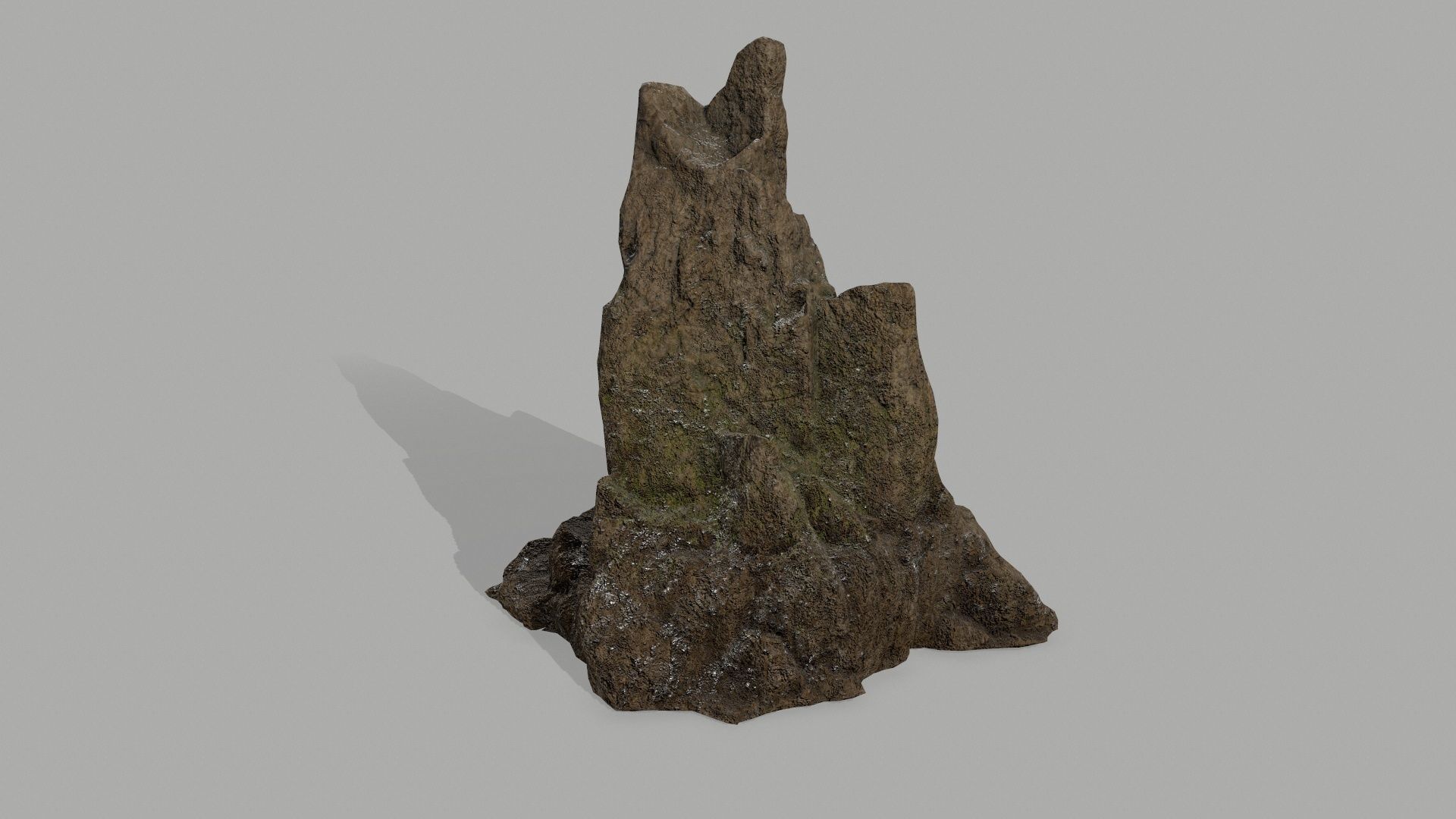 Rock set formation Low-poly 3D model_14