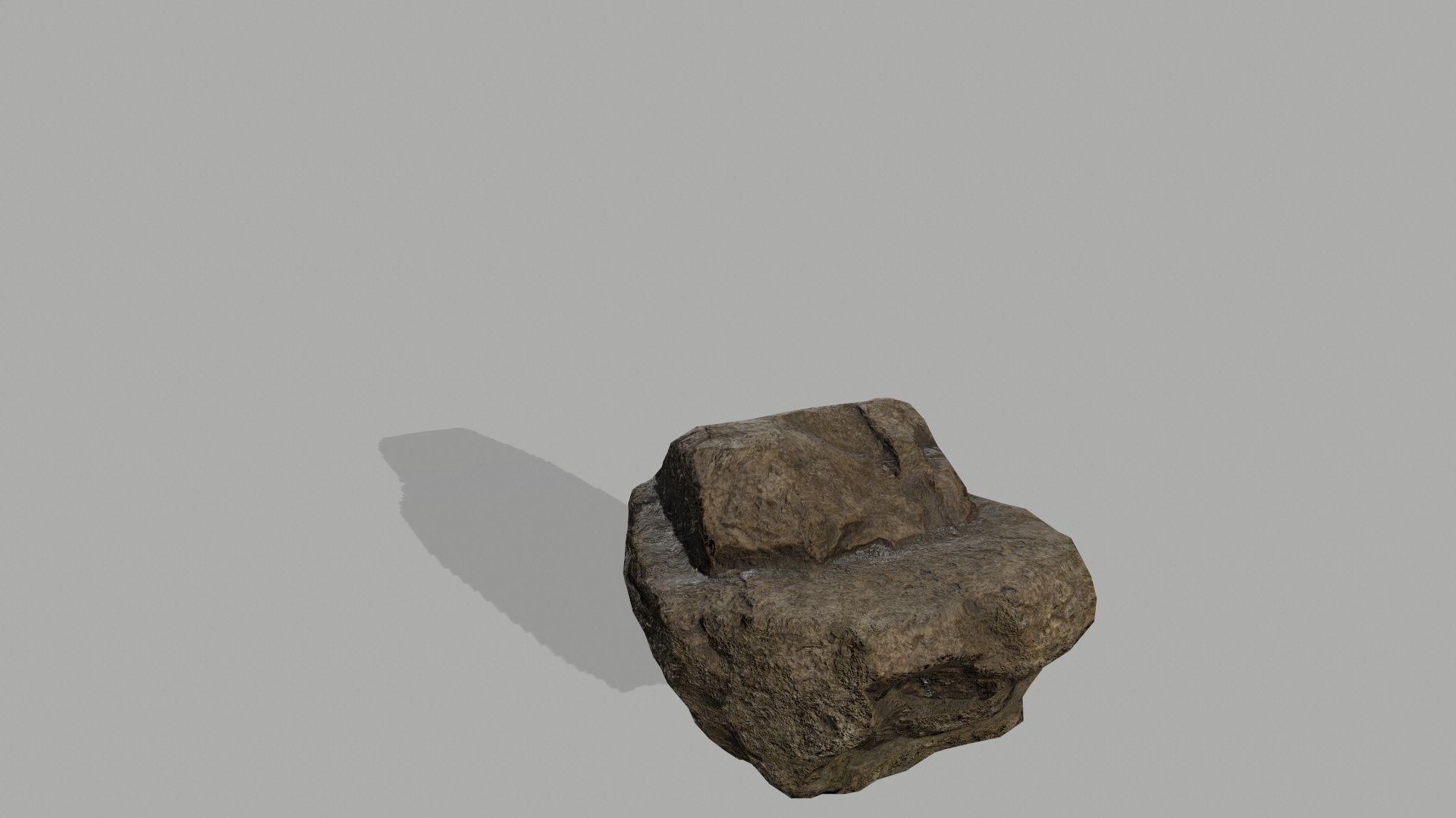 Rock set formation Low-poly 3D model_30