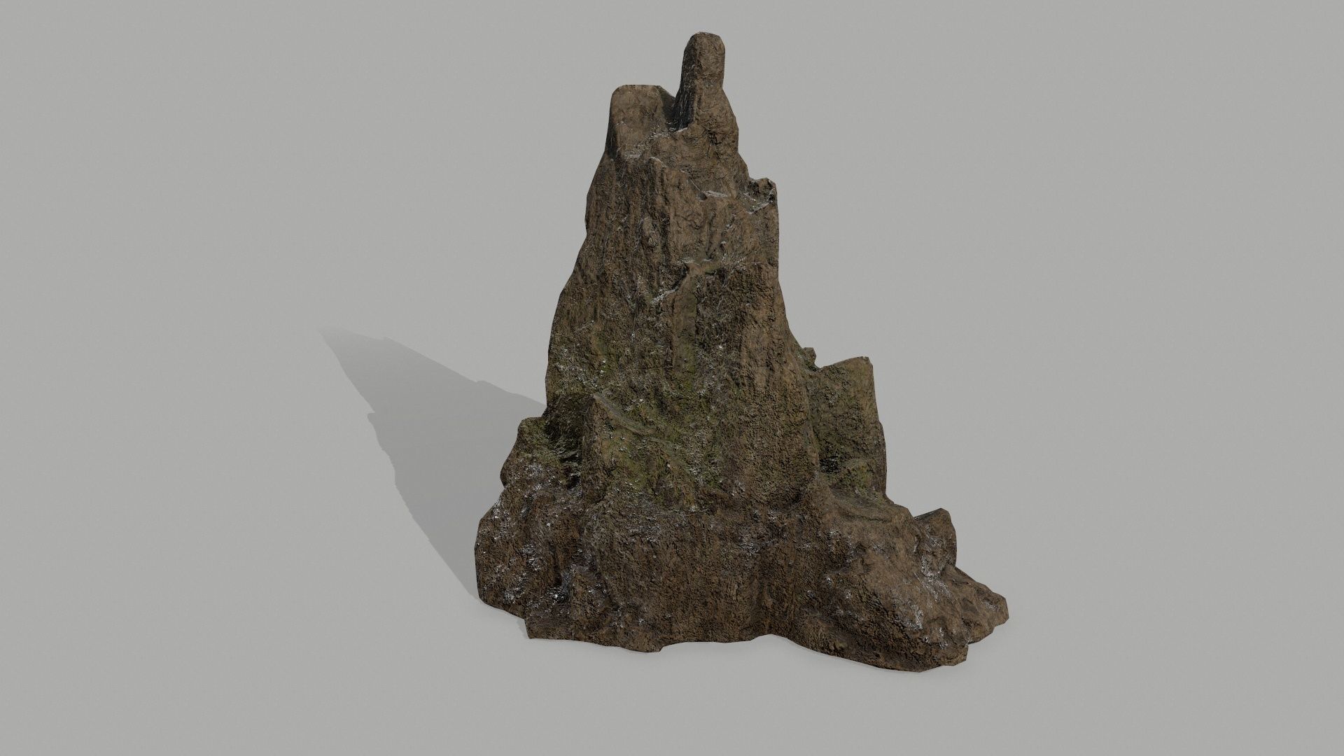 Rock set formation Low-poly 3D model_6