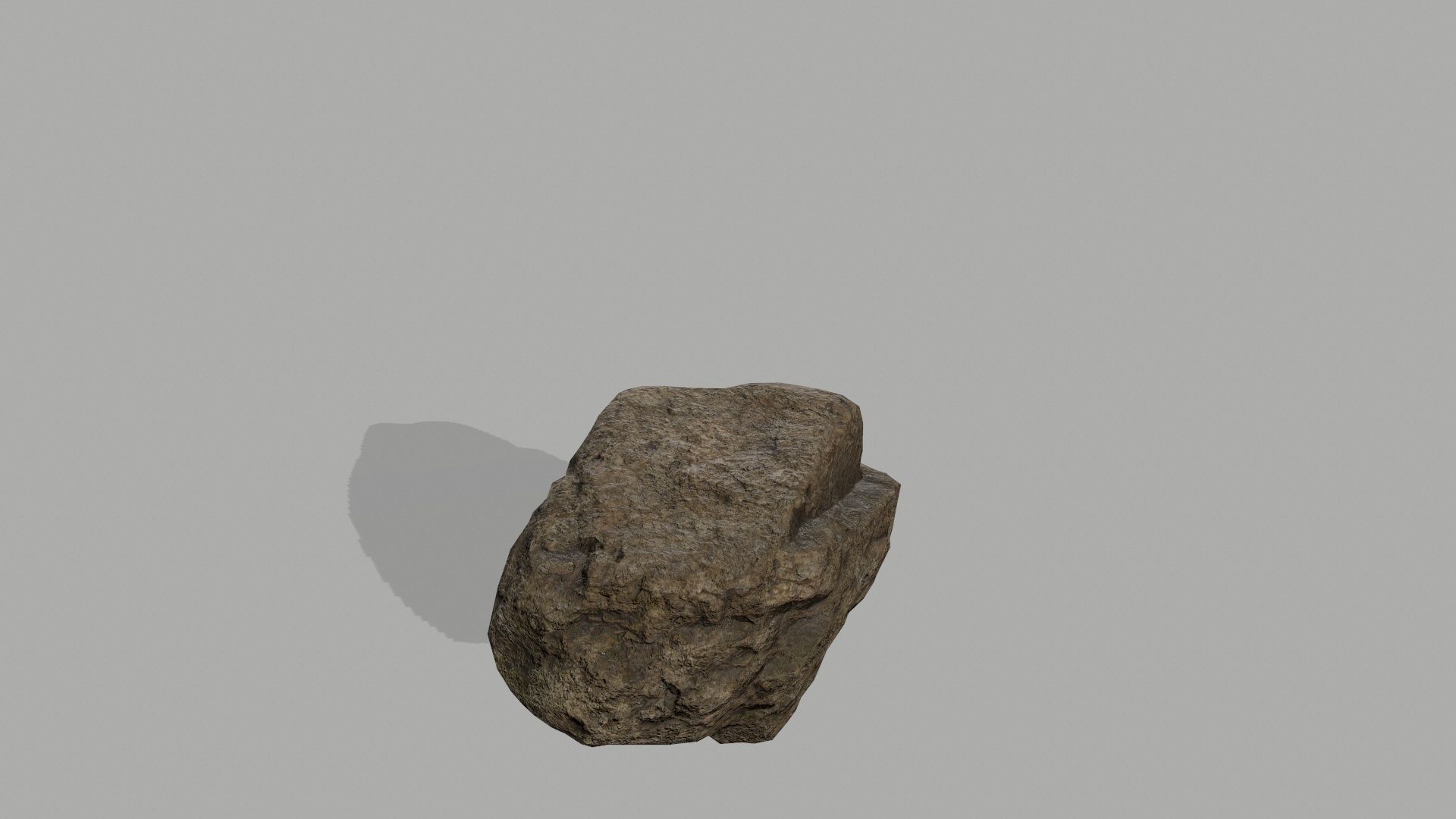 Rock set formation Low-poly 3D model_32