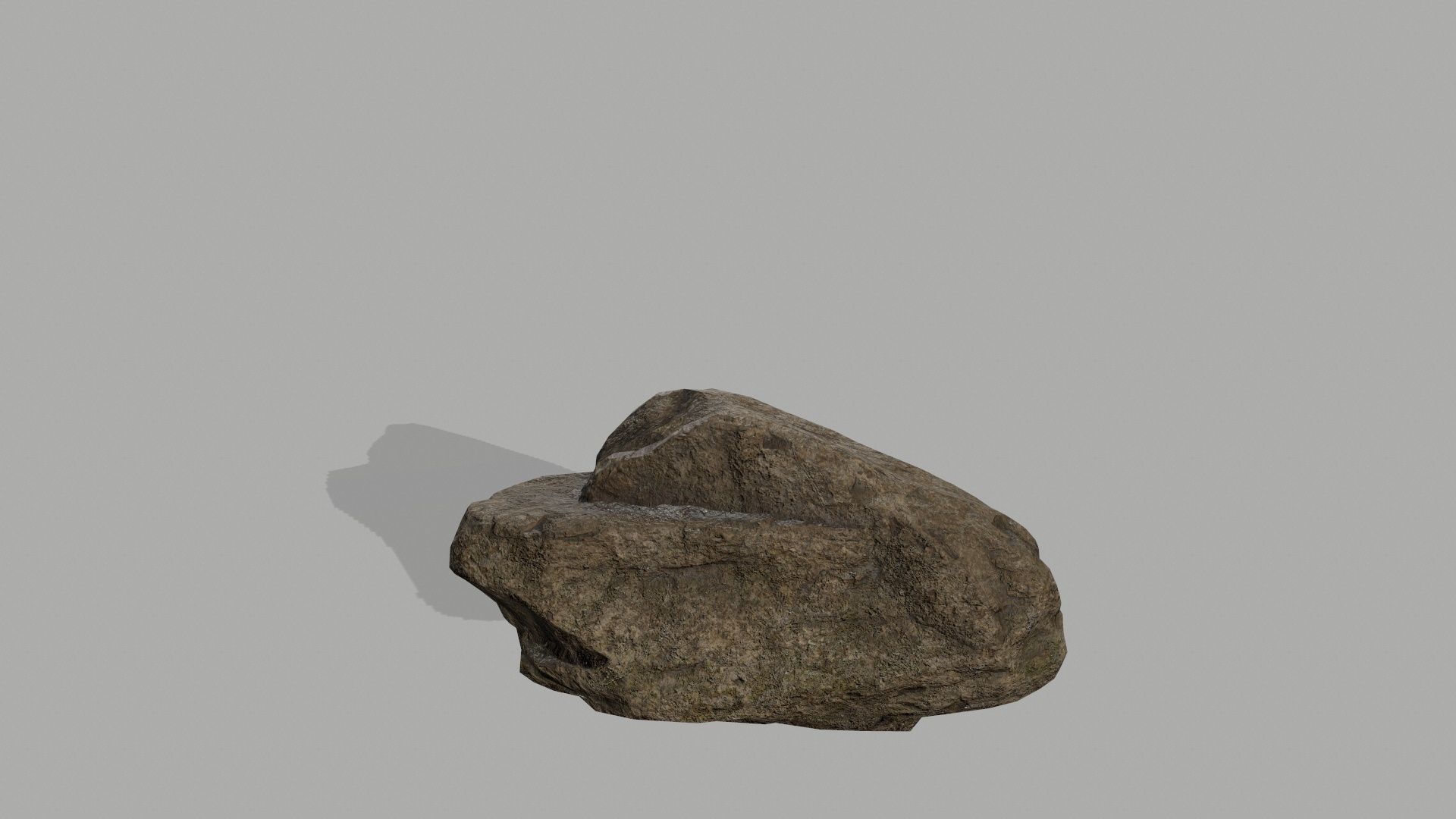 Rock set formation Low-poly 3D model_26