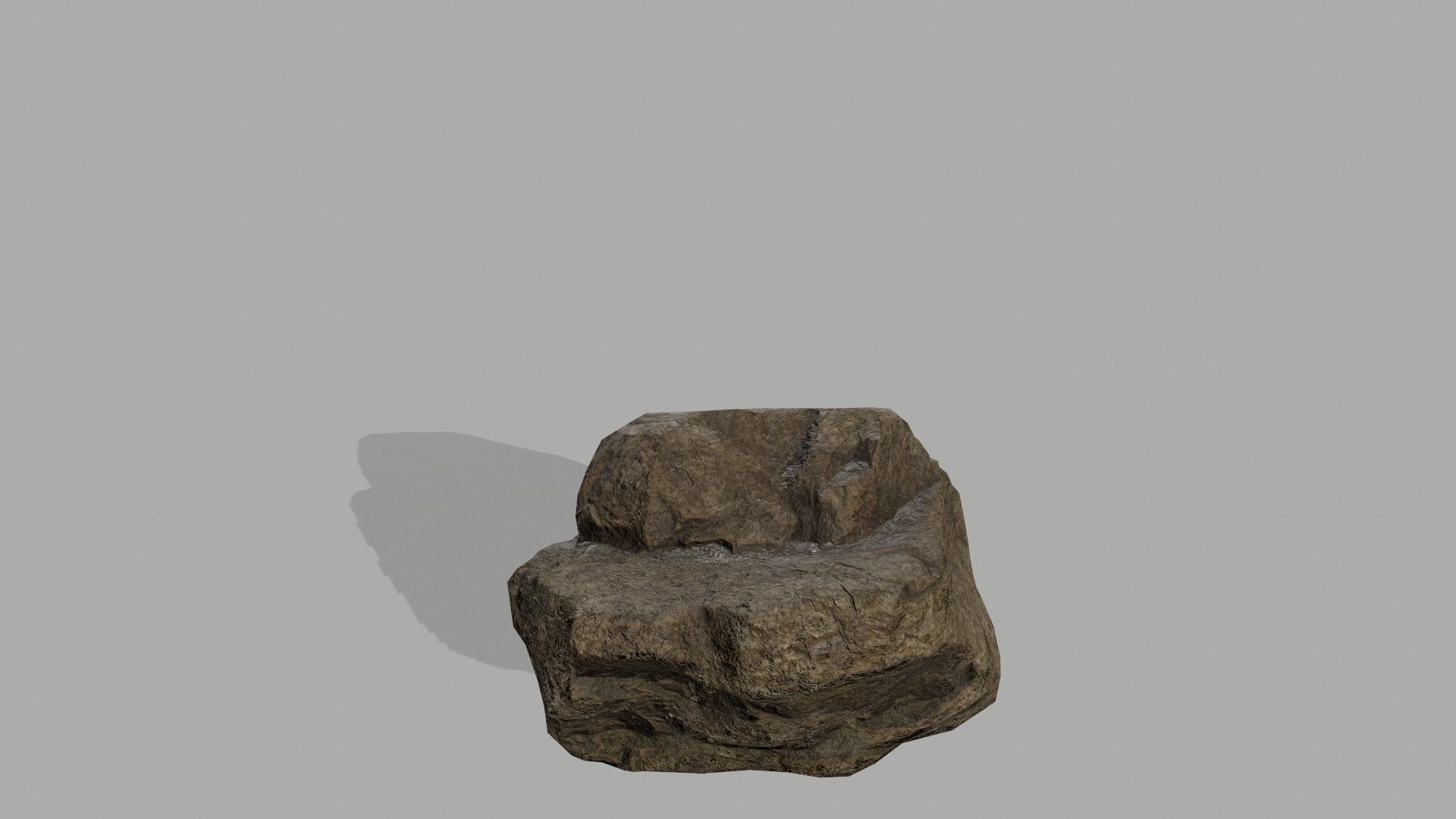 Rock set formation Low-poly 3D model_28