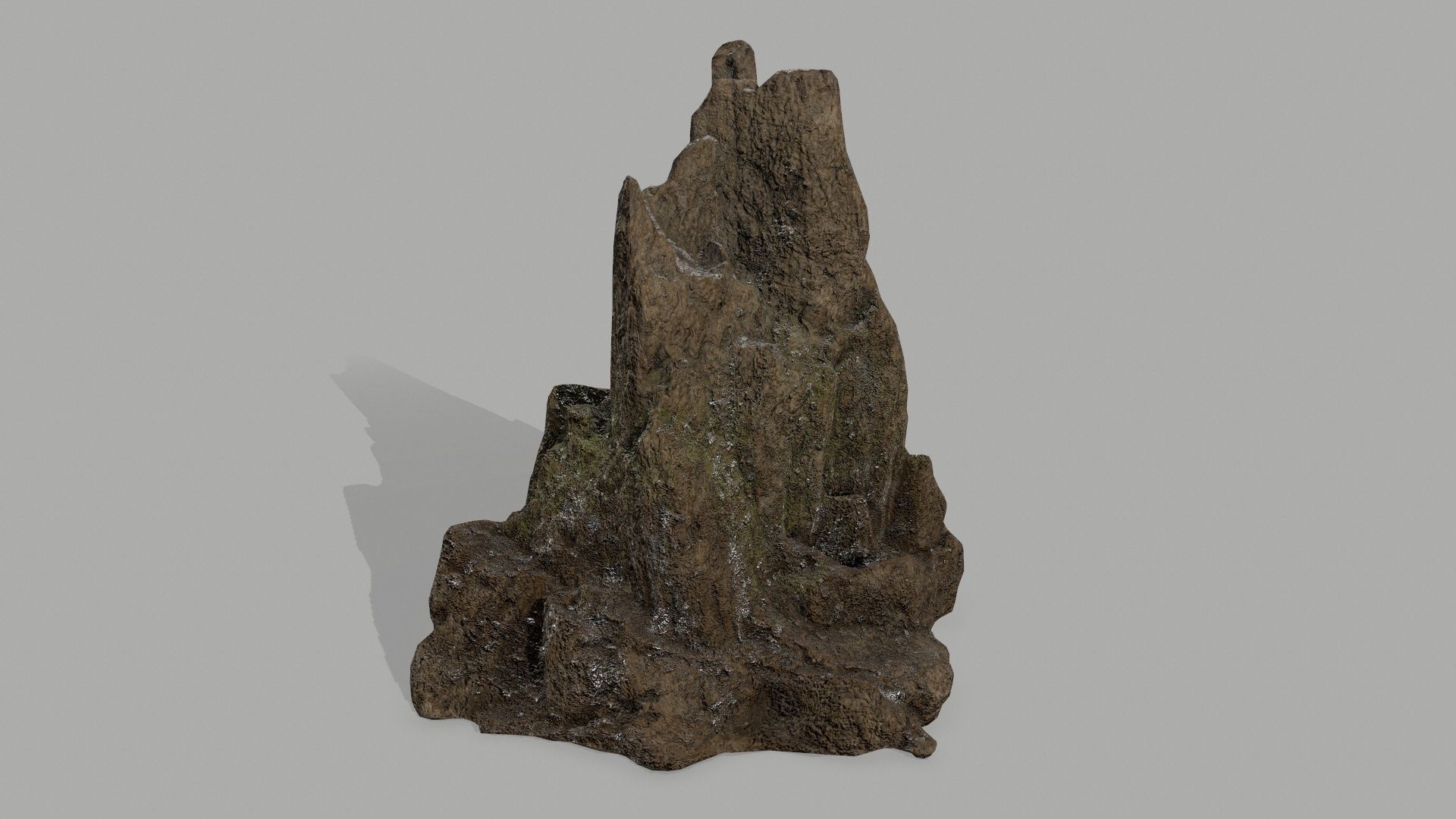 Rock set formation Low-poly 3D model_11