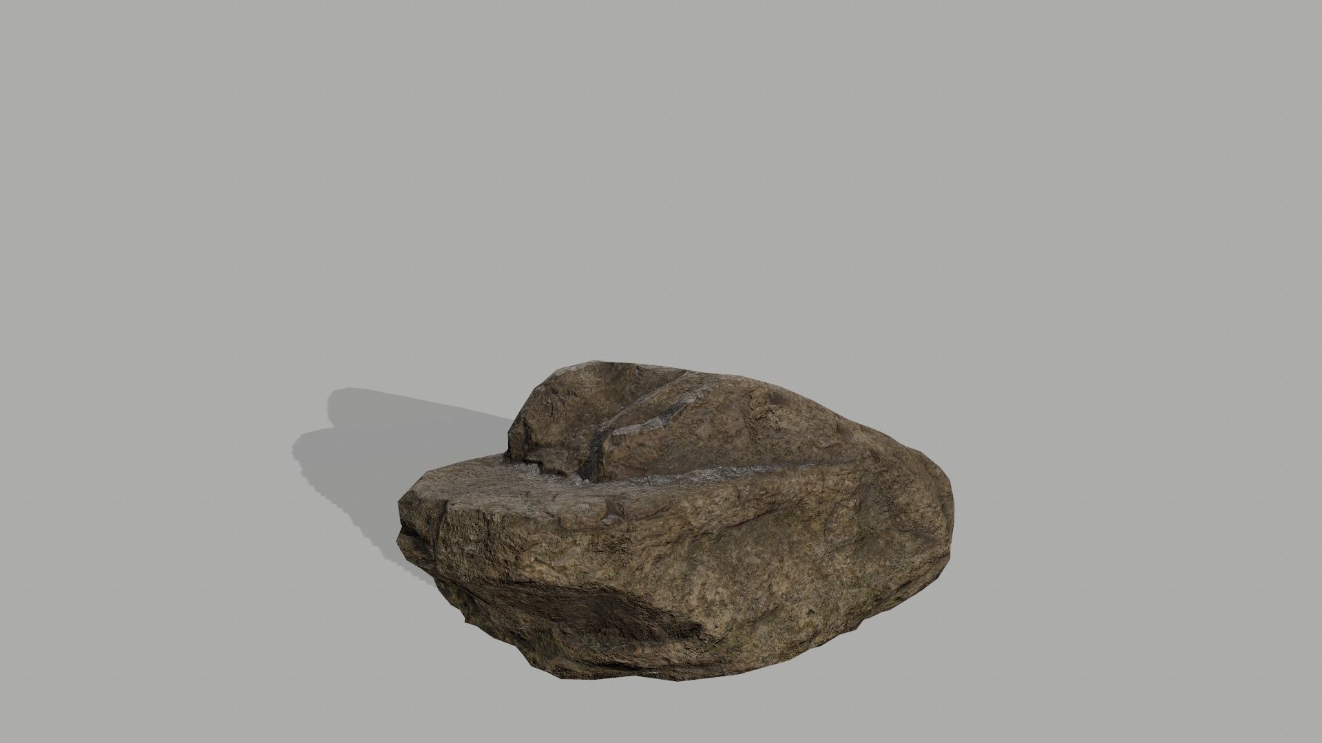 Rock set formation Low-poly 3D model_27