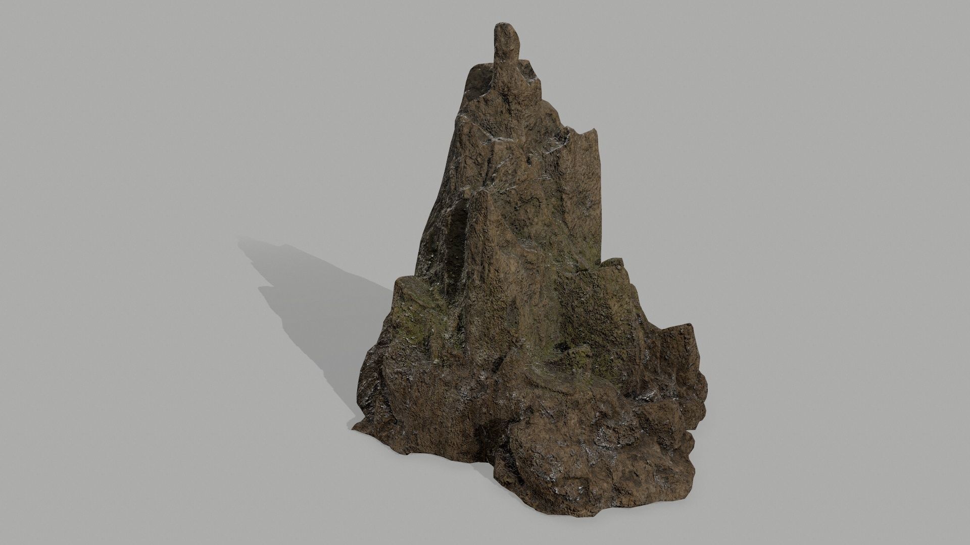 Rock set formation Low-poly 3D model_5