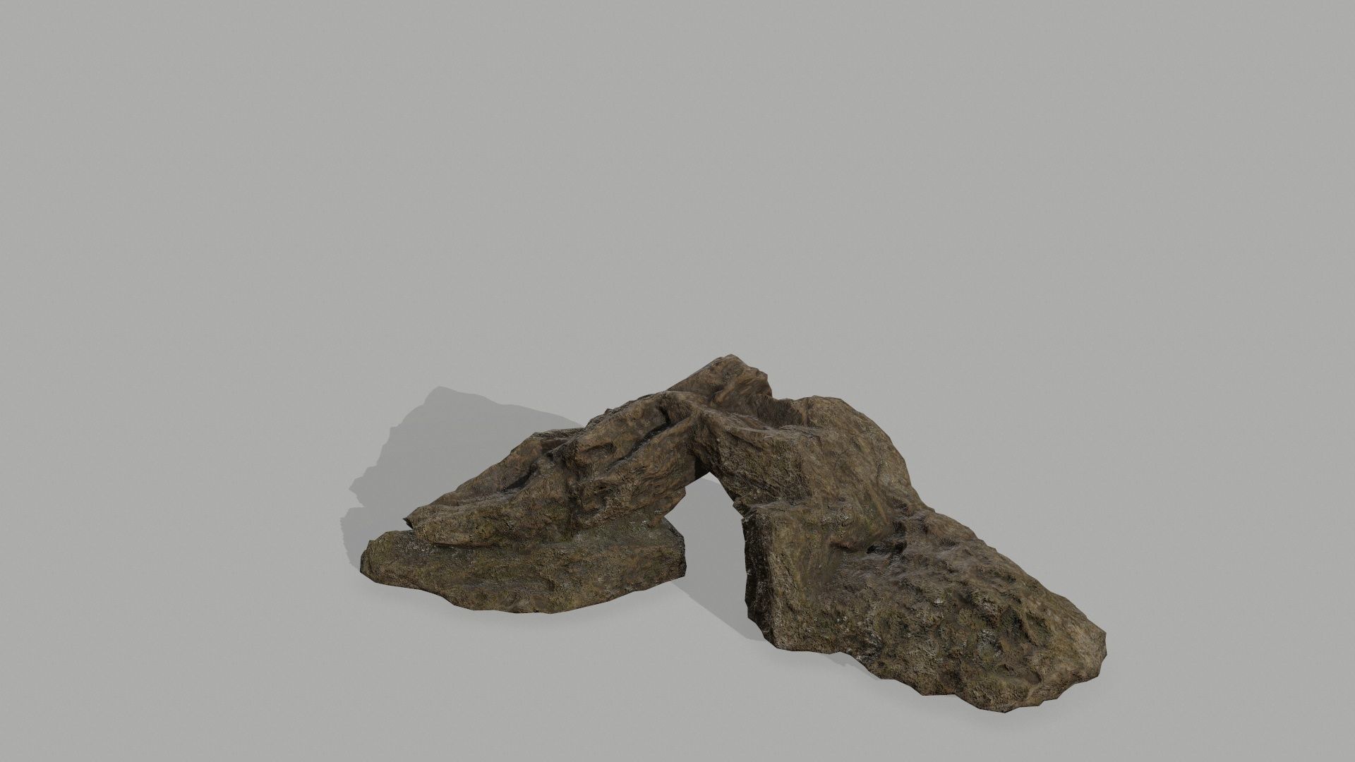 Rock set formation Low-poly 3D model_19