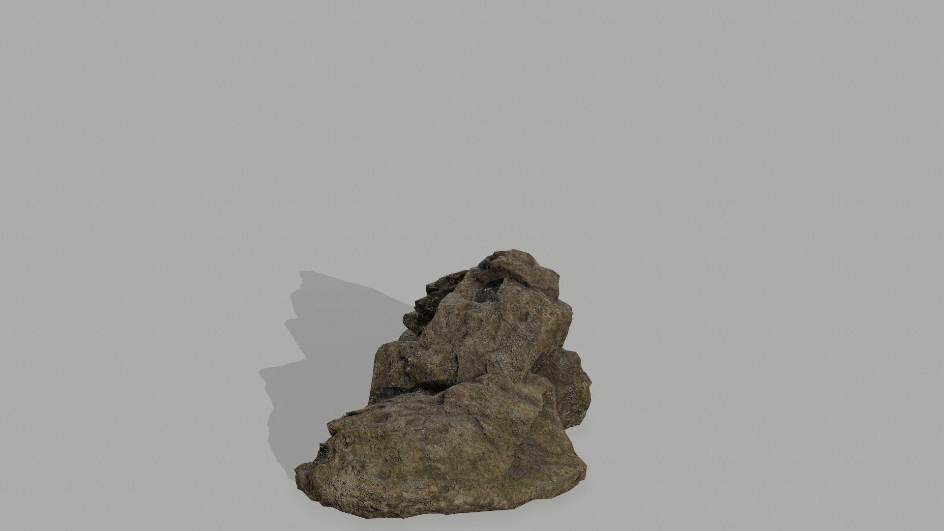 Rock set formation Low-poly 3D model_24