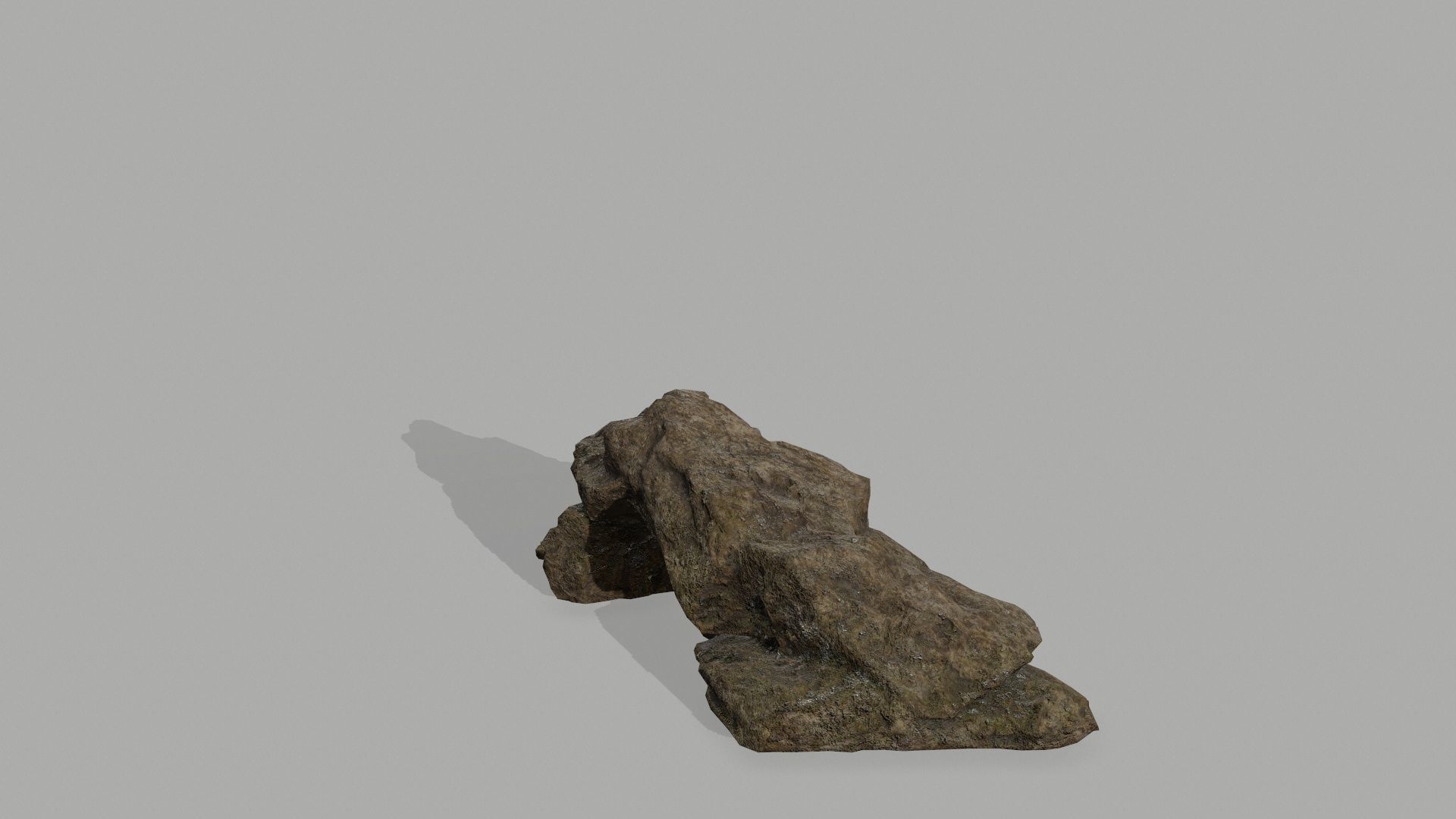 Rock set formation Low-poly 3D model_21