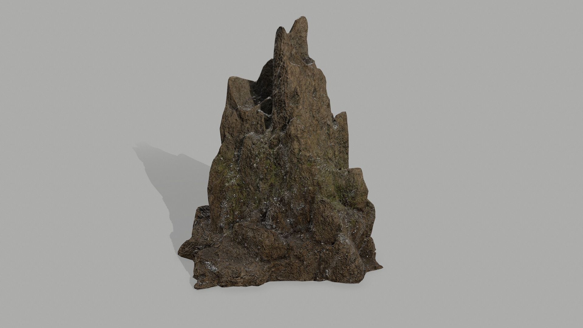 Rock set formation Low-poly 3D model_9