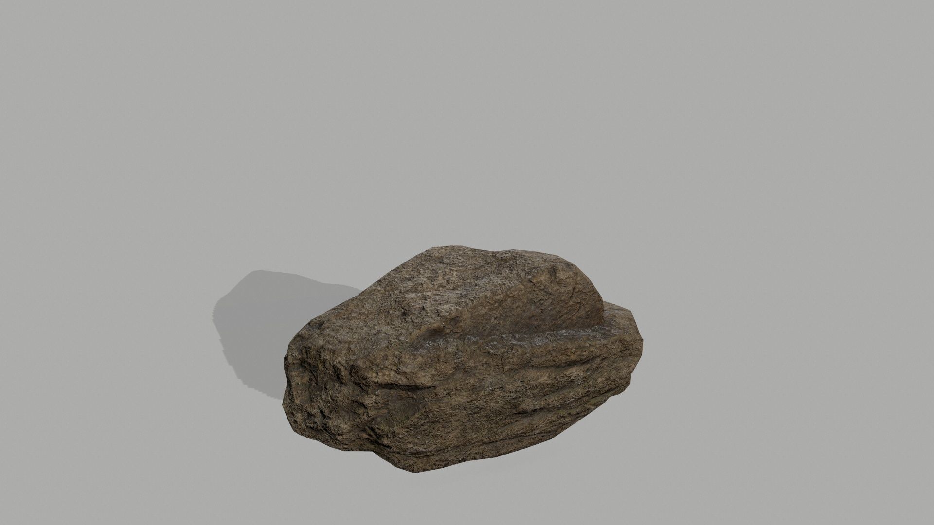 Rock set formation Low-poly 3D model_29