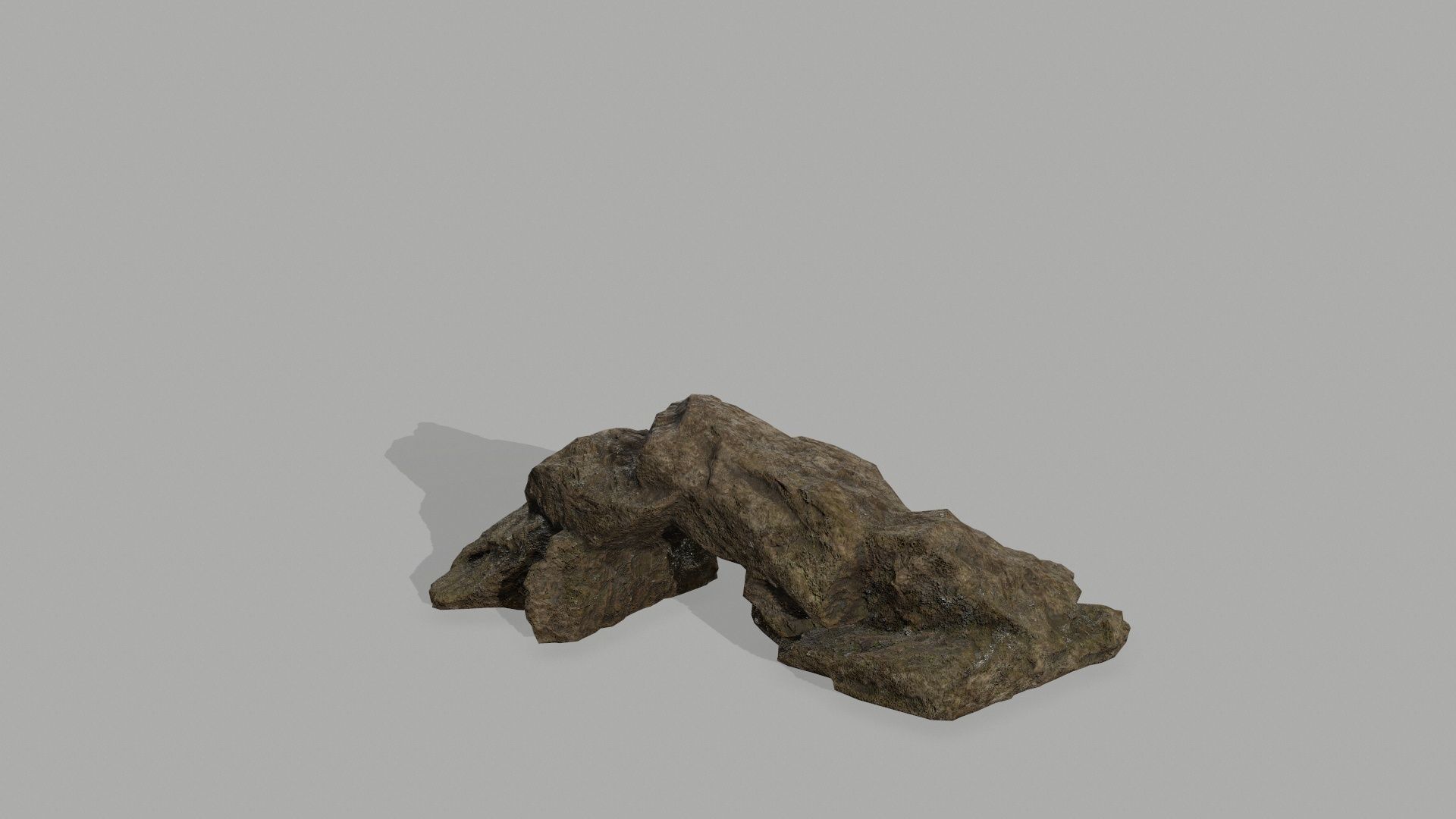 Rock set formation Low-poly 3D model_22