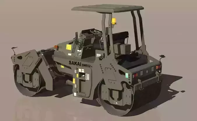 JGSDF Vibrating  Load roller SW-652