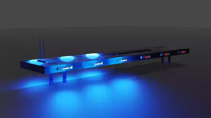 police lights 3d model Free low-poly 3D model
