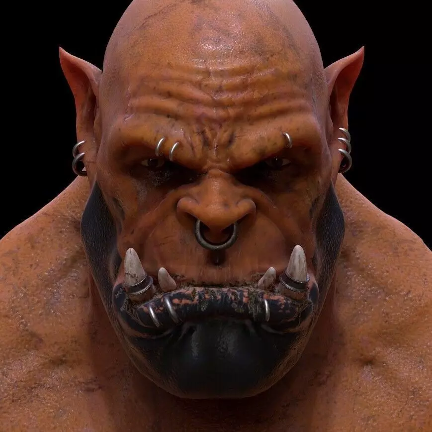 Garrosh Bust 3D print model_0