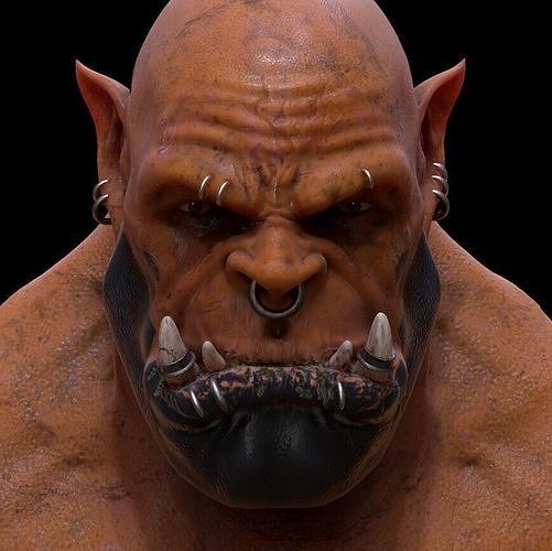 Garrosh Bust 3D model 3D printable | CGTrader