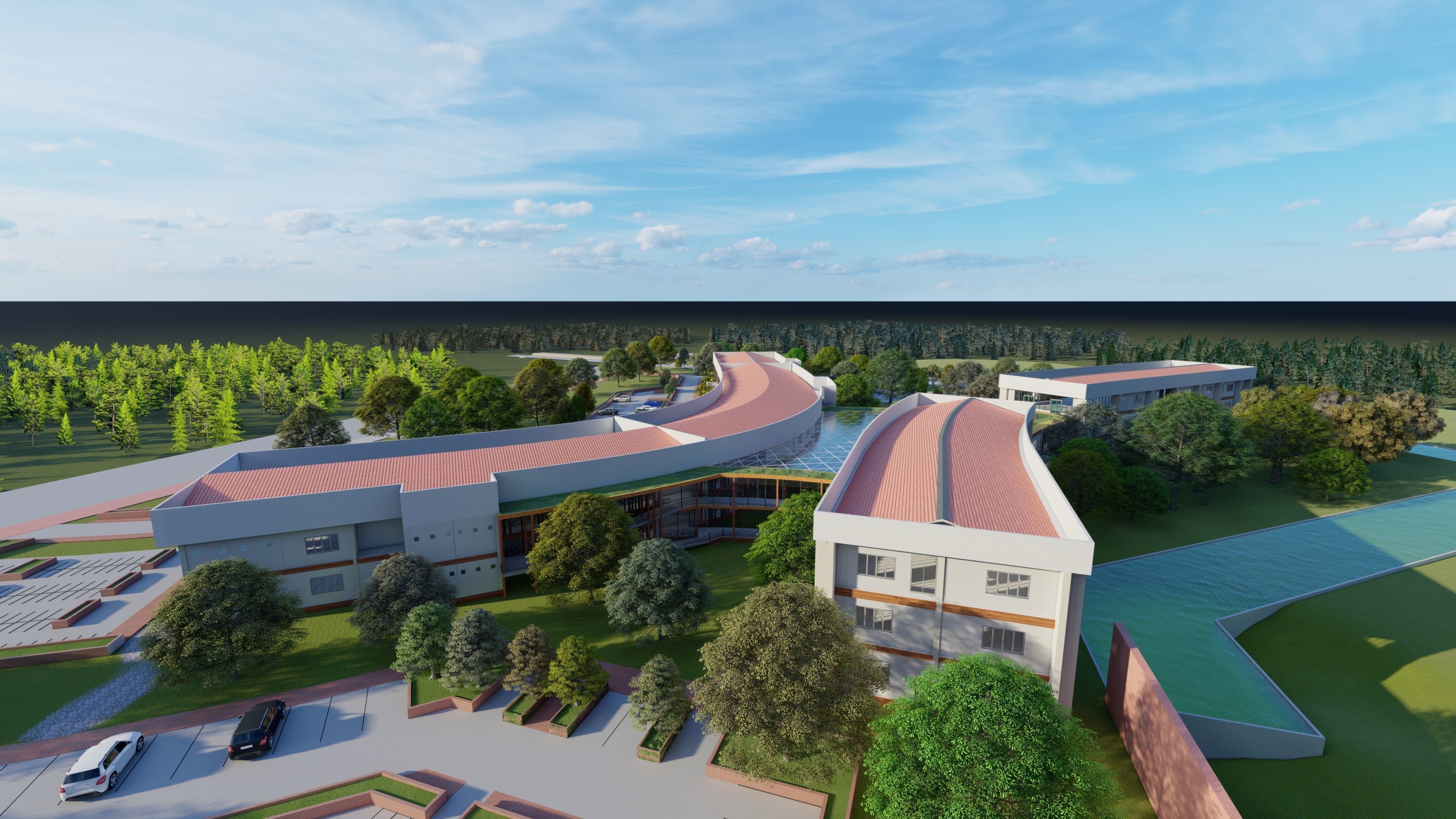 Laos Vientiane Hospital 3D model_1