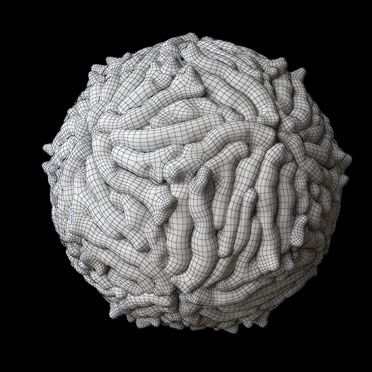 Zika Virus 3D model_3