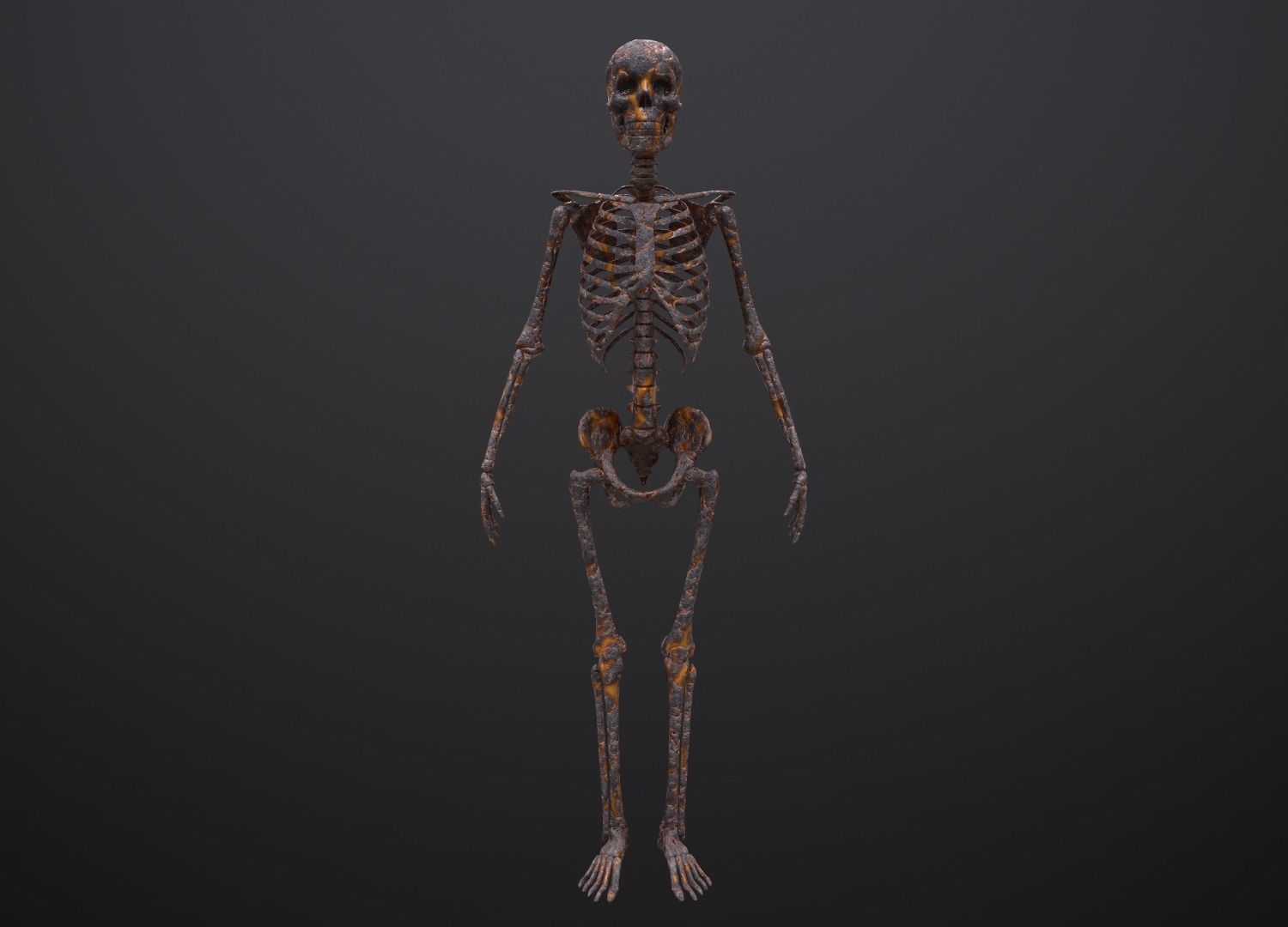 Substance Skeleton Army Low-poly 3D model_15