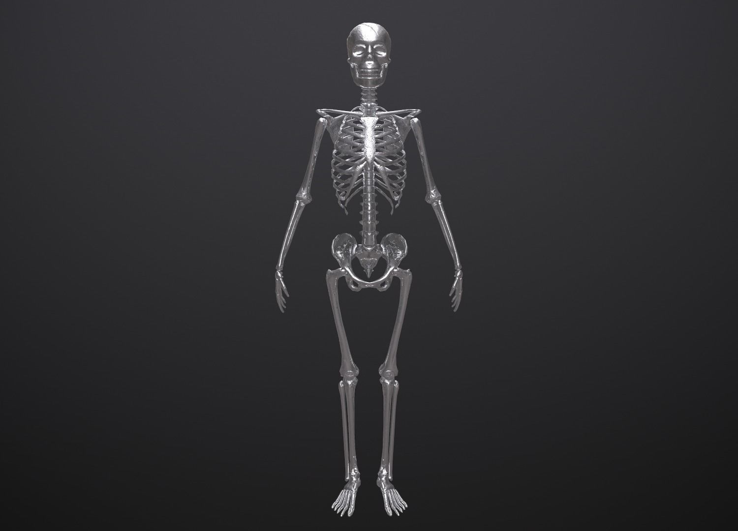 Substance Skeleton Army Low-poly 3D model_25
