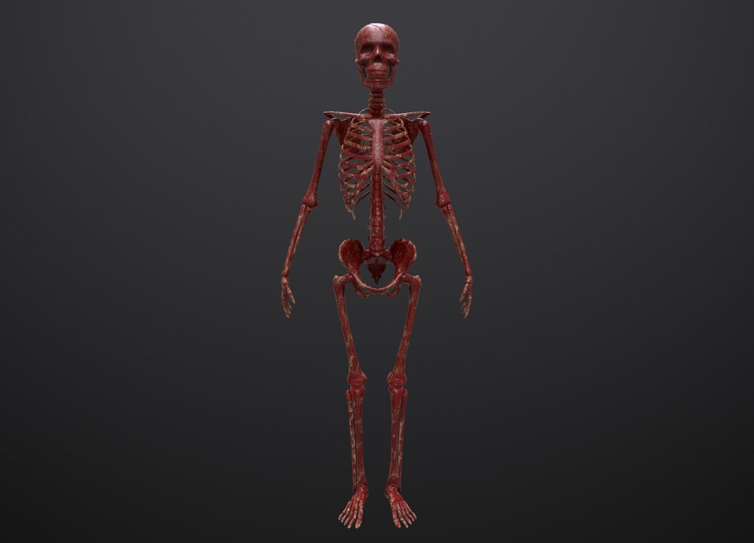 Substance Skeleton Army Low-poly 3D model_21