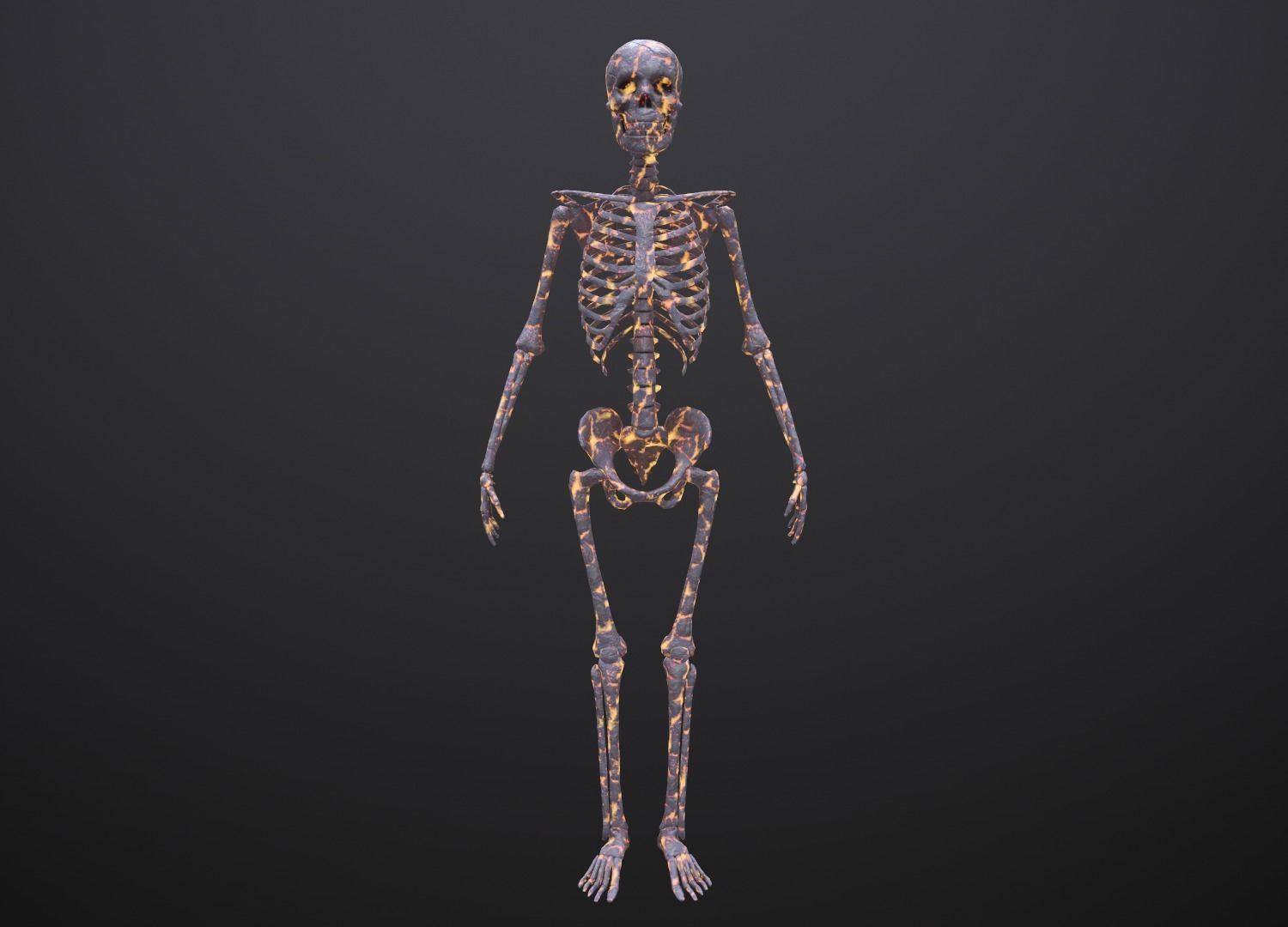Substance Skeleton Army Low-poly 3D model_22