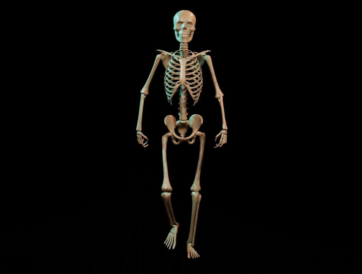 Substance Skeleton Army Low-poly 3D model_8