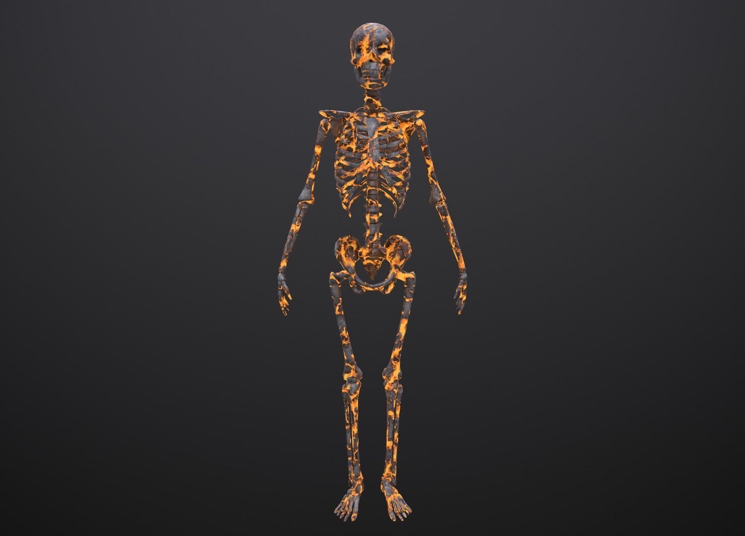 Substance Skeleton Army Low-poly 3D model_19