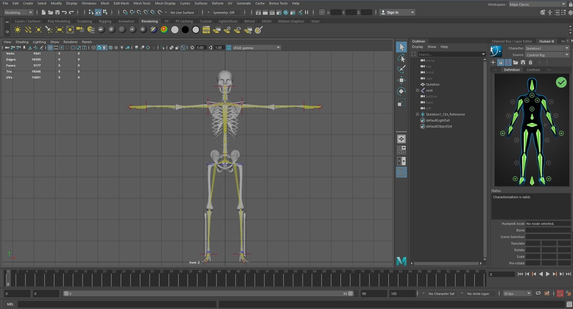 Substance Skeleton Army Low-poly 3D model_12