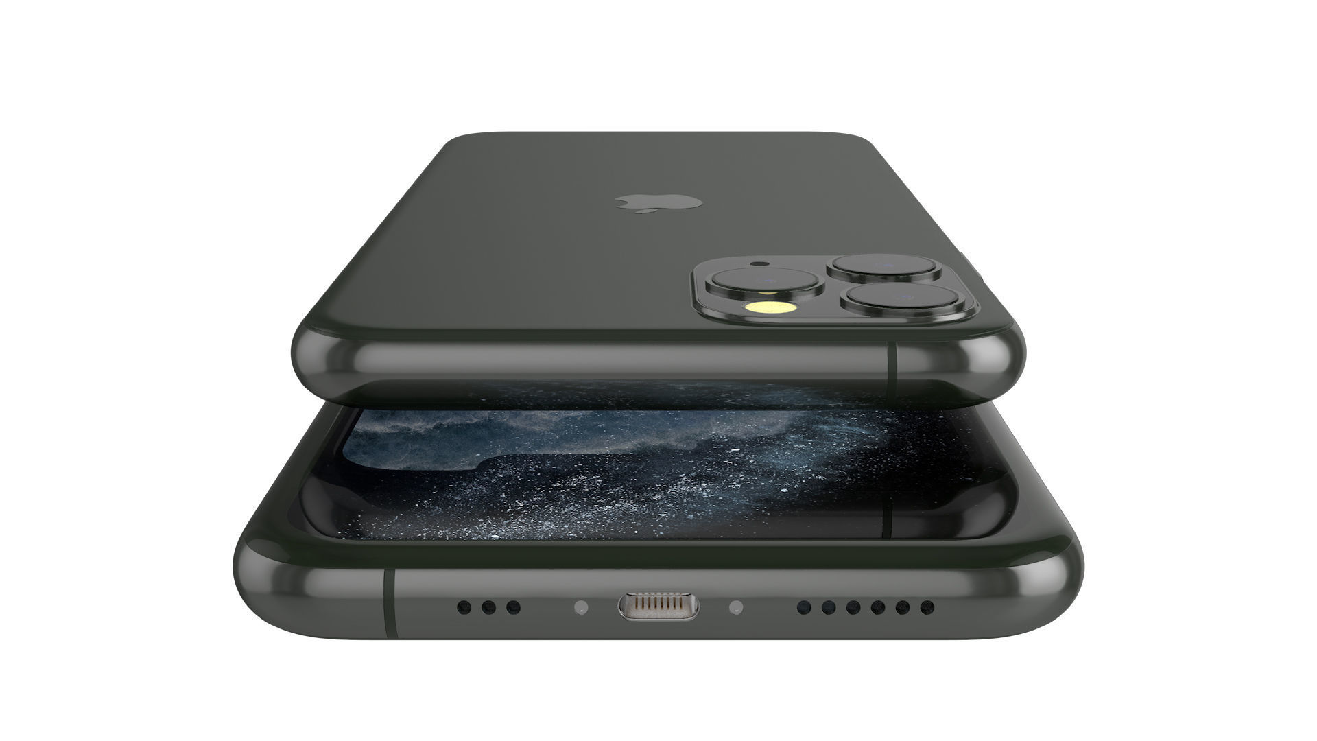 iPhone 11 Pro Green 3D model_2