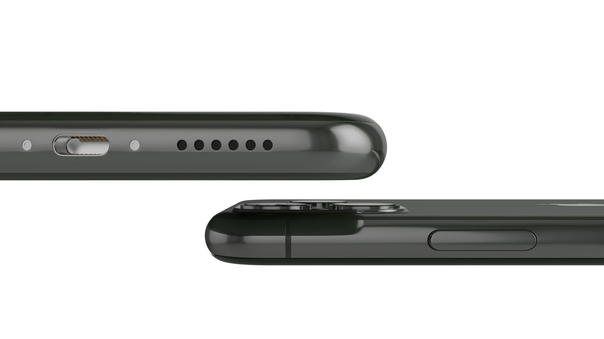 iPhone 11 Pro Green 3D model_5