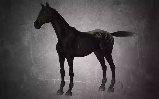 Horse - Famine No Gear 3D model