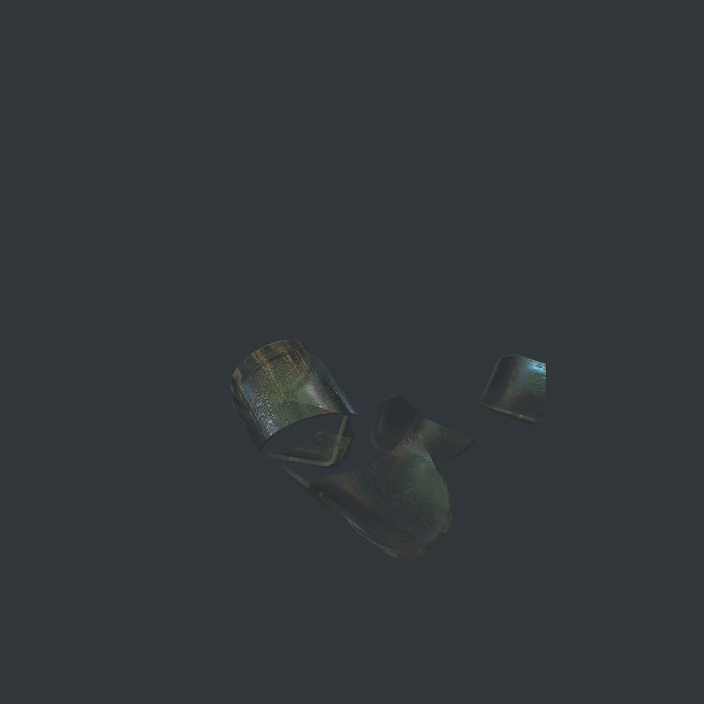 Bees Jar Animated 1 Low-poly 3D model_9