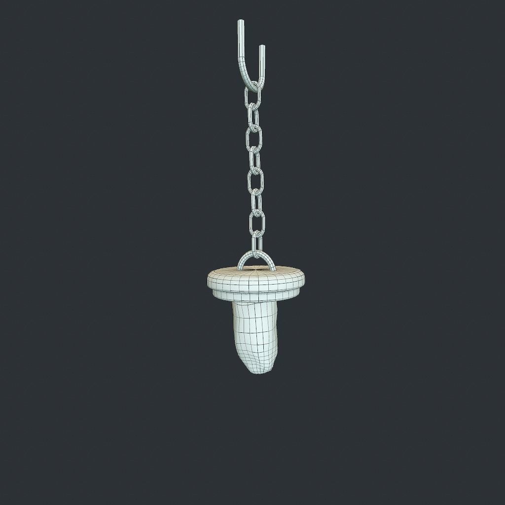 Bees Jar Animated 1 Low-poly 3D model_15