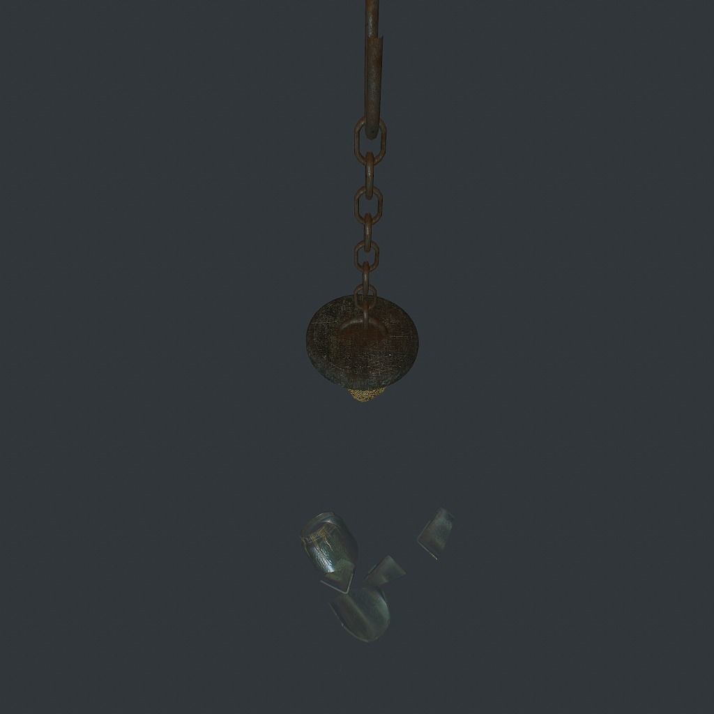 Bees Jar Animated 1 Low-poly 3D model_7