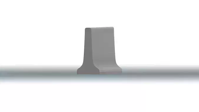 Barrier plastic corner 3D print model