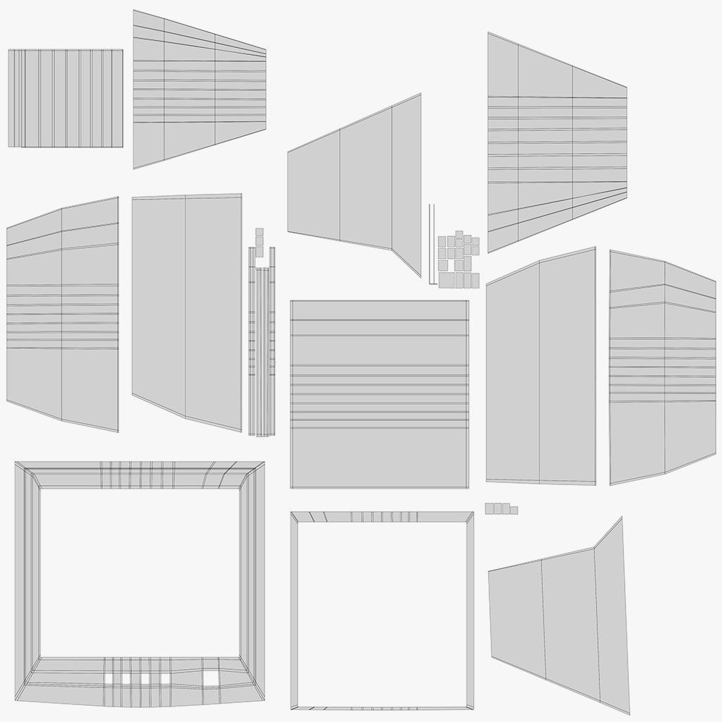 CRT PC Monitor 3D model_8