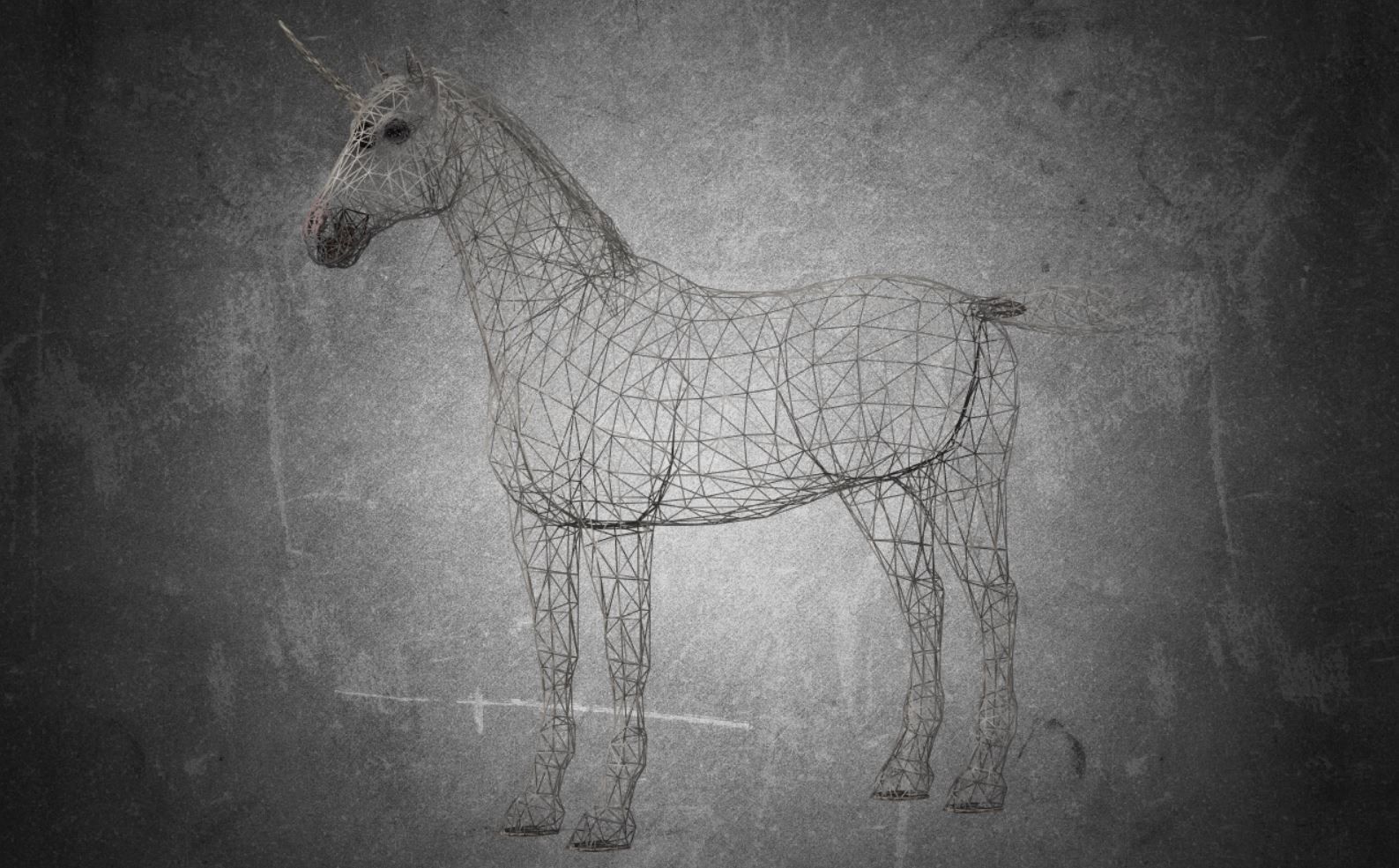 Horse - Unicorn No Gear 3D model_2