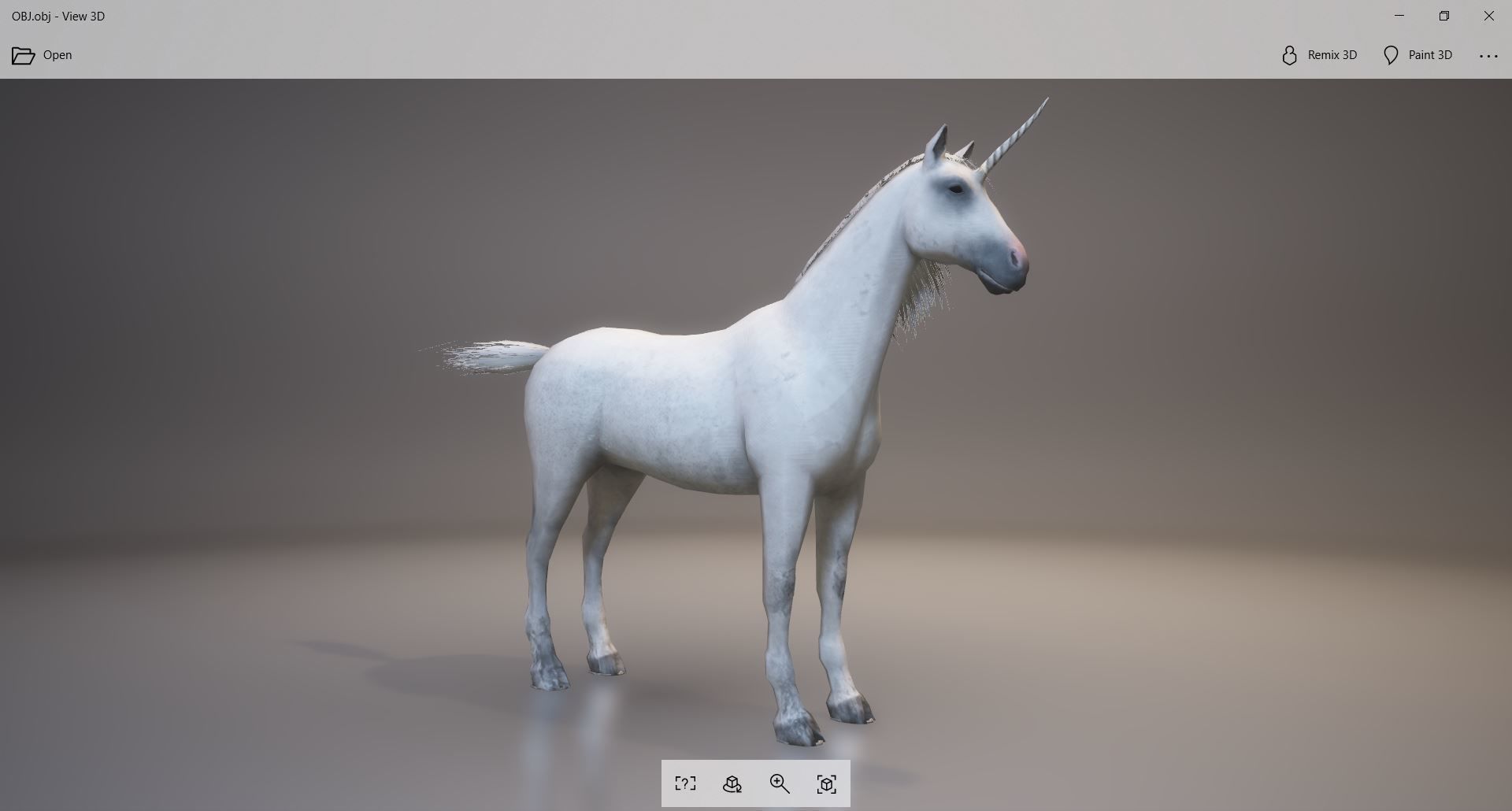 Horse - Unicorn No Gear 3D model_10