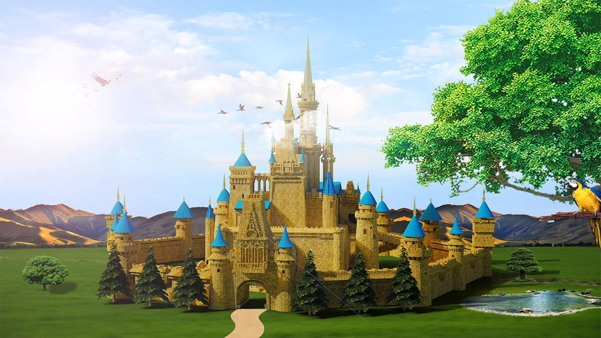 Castle 3D model 3D model_0