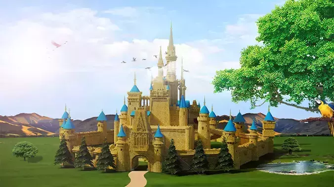 Castle 3D model 3D model
