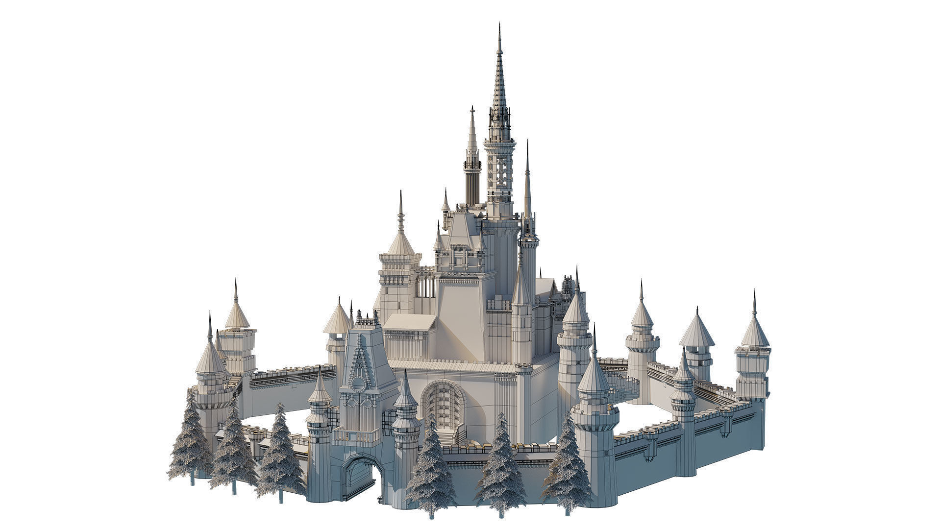 Castle 3D model 3D model_8