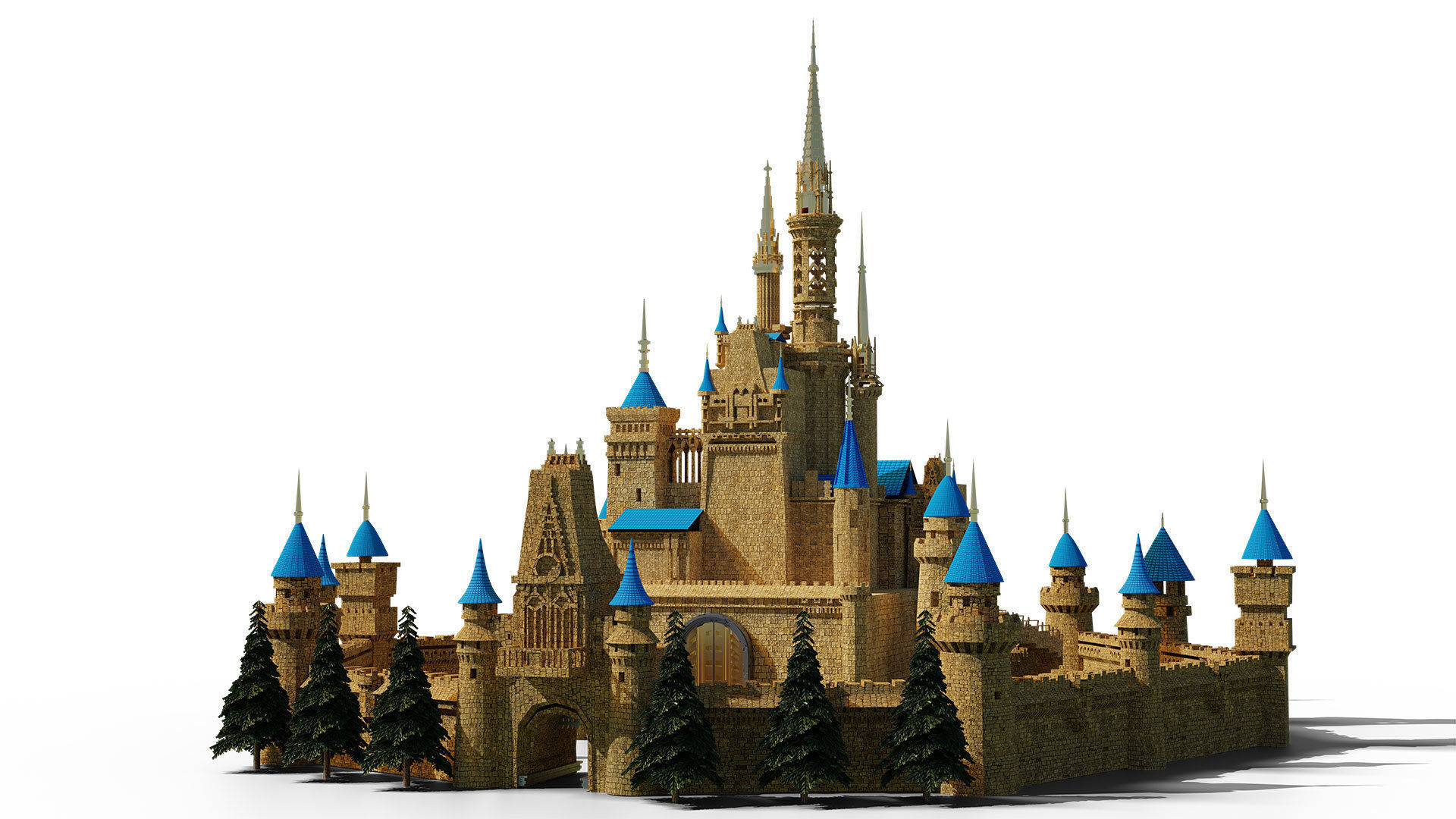 Castle 3D model 3D model_1