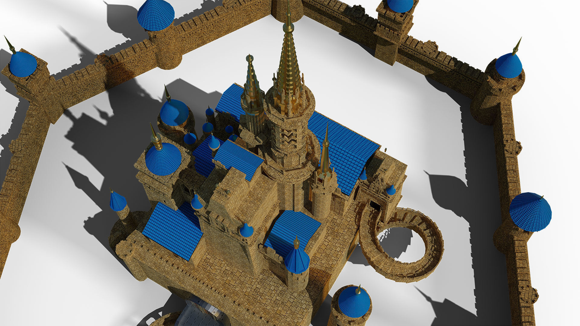 Castle 3D model 3D model_7