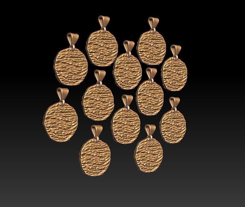 horoscope pendant set 3D print model_1