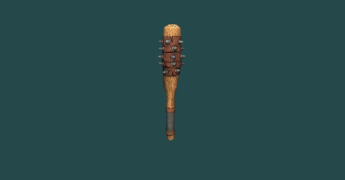 Orc Weapon Pack Low-poly 3D model_4