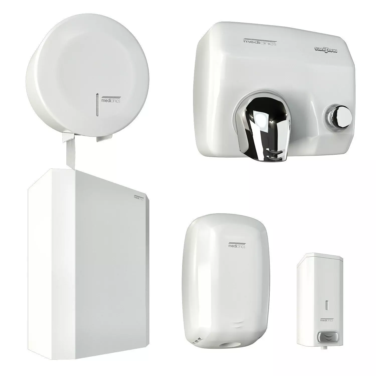 Mediclinics saniflow white 3D model_0