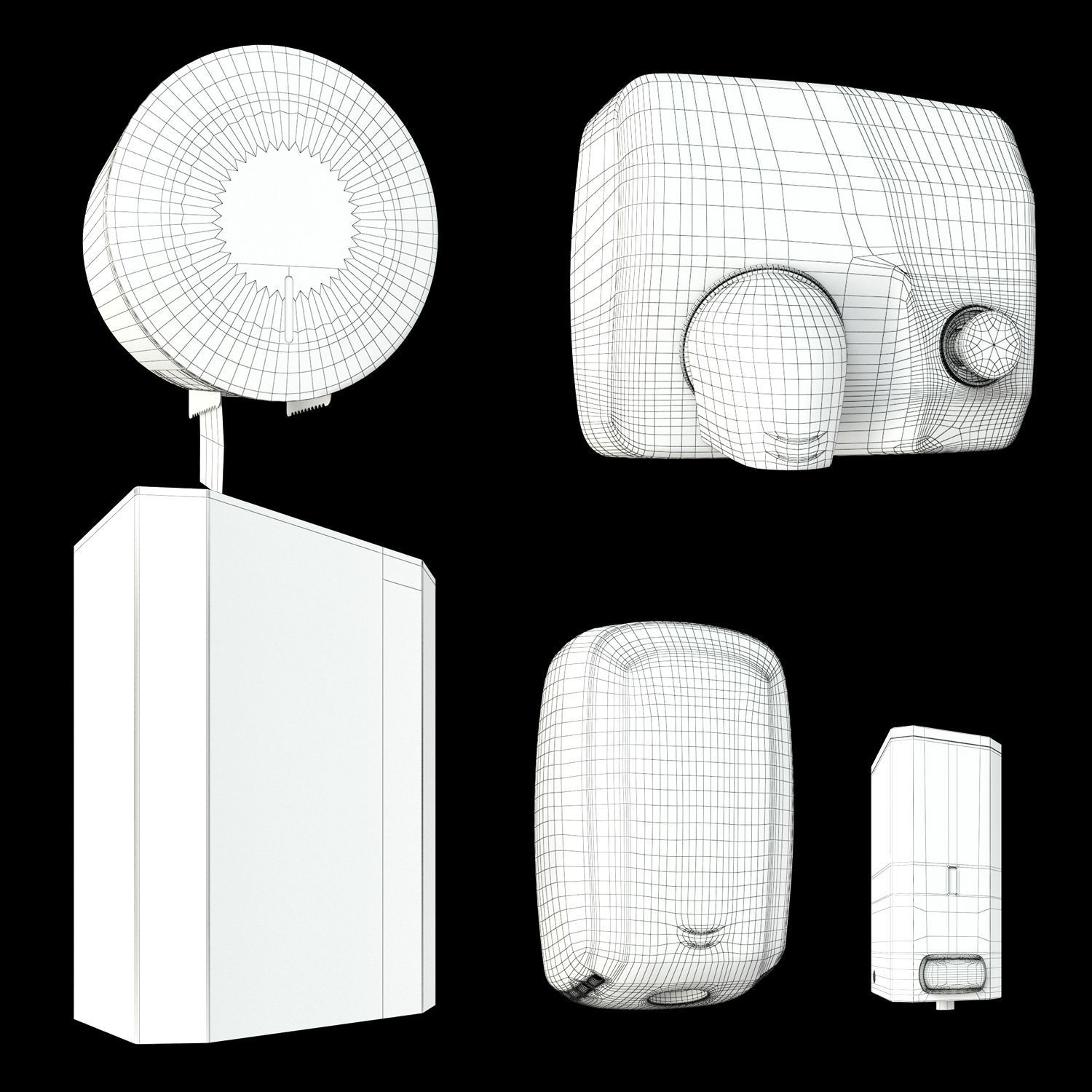 Mediclinics saniflow white 3D model_1